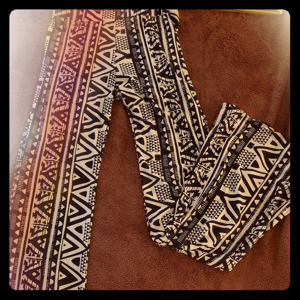 Printed Palazzo flare Pants